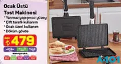 OCAK ÜSTÜ TOST MAKİNESİ OCAK ÜSTÜ TOST MAKİNESİ